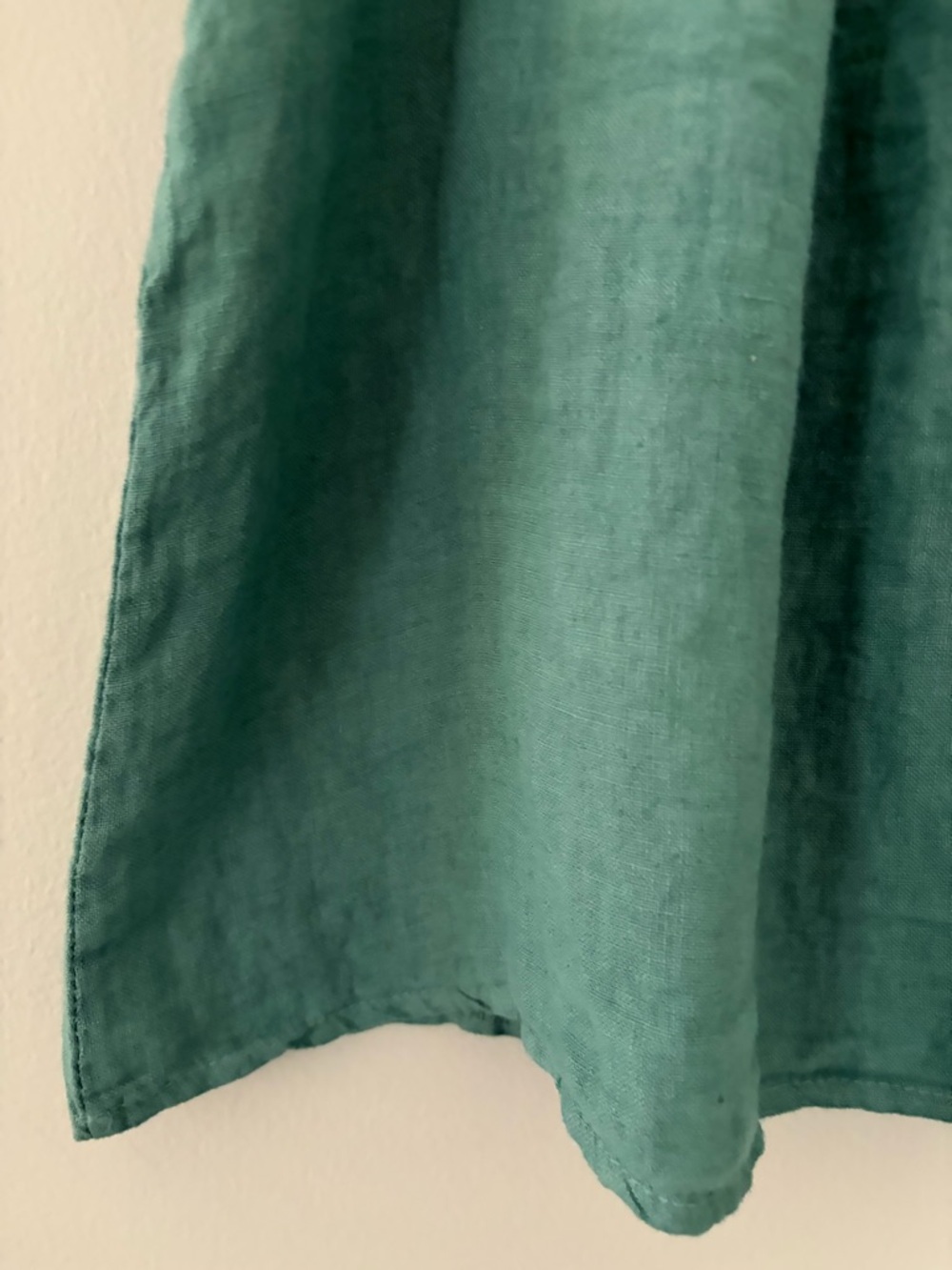 Linen Italian Made Blouse Top by Bellambra Green Breathable NWT Women’s Large - Picture 7 of 15